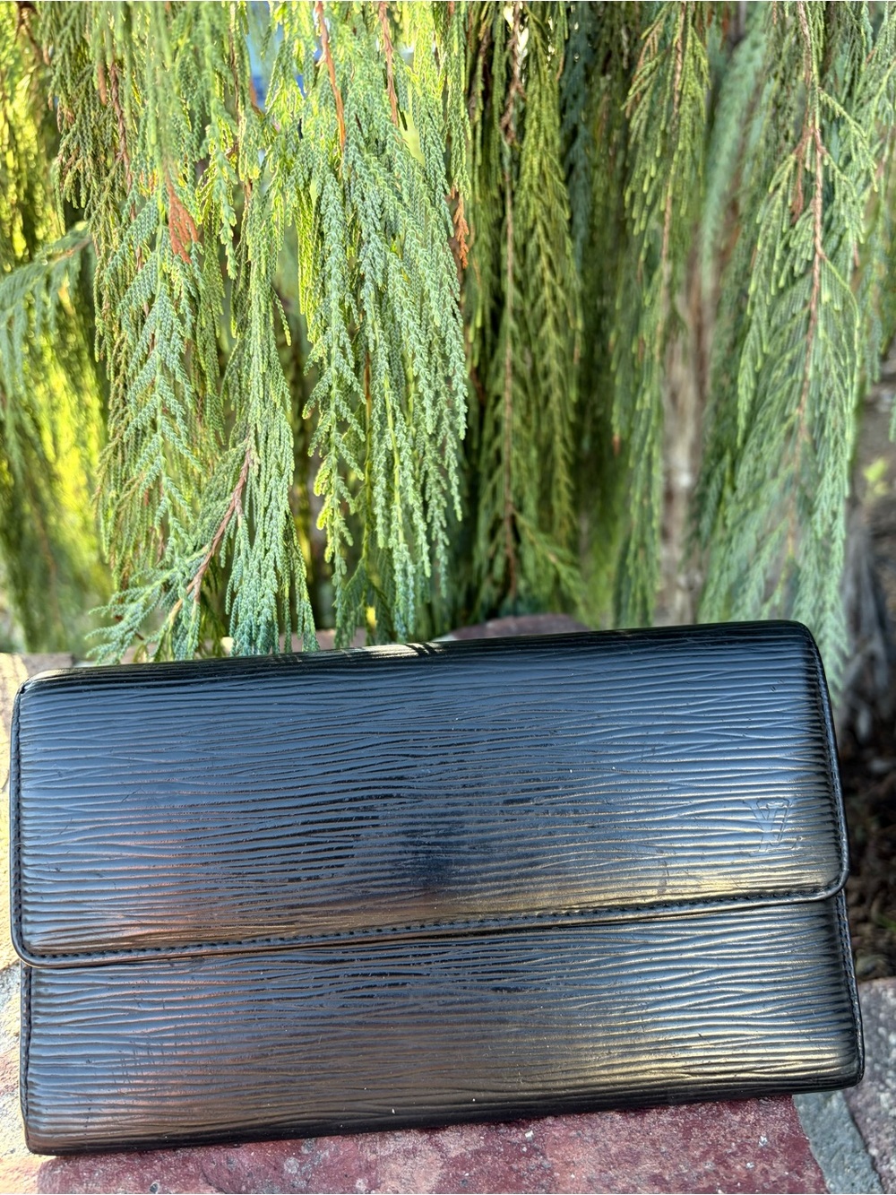 Louis Vuitton Minimalist Sleek Epi Leather Long Wallet 2003 DateCode